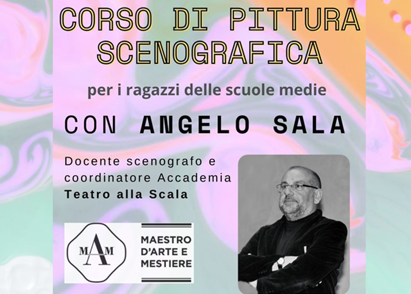 CORSO DI PITTURA SCENOGRAFICA con ANGELO SALA 1 incontro