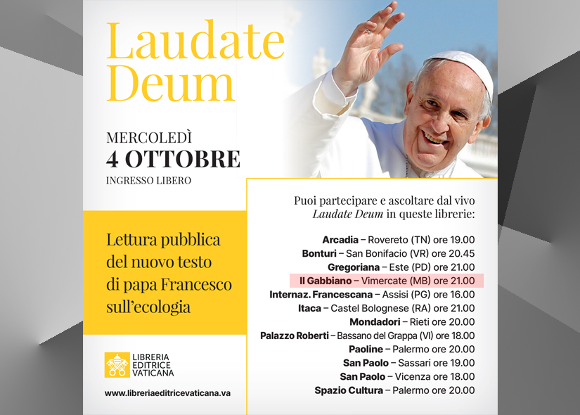 LETTURA PUBBLICA del nuovo testo di papa Francesco sull'ecologia