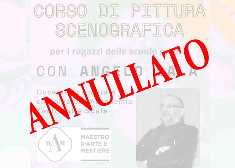 CORSO DI PITTURA SCENOGRAFICA con ANGELO SALA 2 incontro