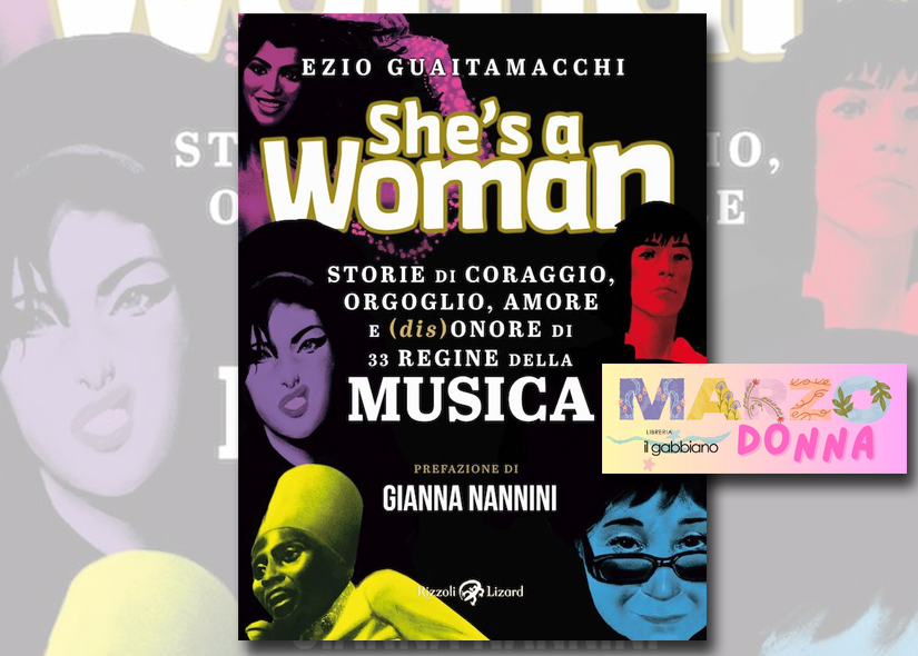  EZIO GUAITAMACCHI presenta SHE'S A WOMAN ed. Rizzoli in Biblioteca Civica di Vimercate