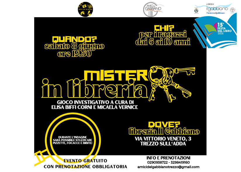 MISTERO IN LIBRERIA con M. VERNICE e E. BIFFI CORNI SEDE DI TREZZO