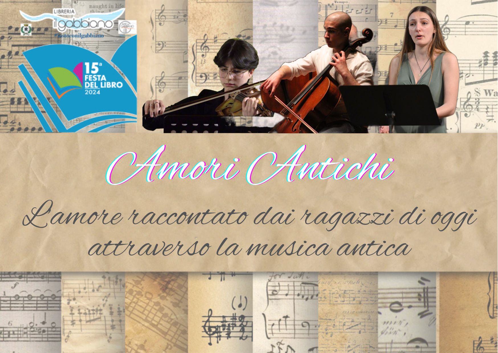 AMORI ANTICHI con BIANCA BELTRAMI, LUIGI YEDDES, BEATRICE RONCELLI