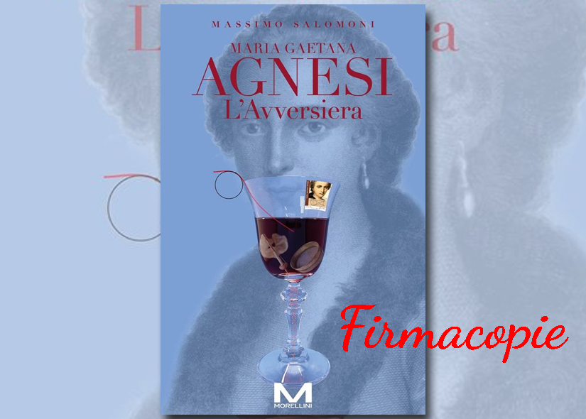 Firmacopie MASSIMO SALOMONI con MARIA GAETANA AGNESI L'AVVERSIERA Morellini editore