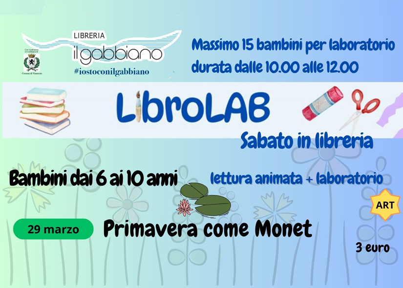 LIBROLAB PRIMAVERA COME MONET bambini 6-10 anni