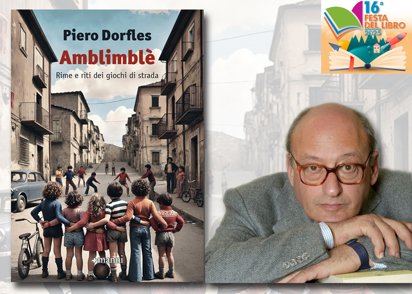 PIERO DORFLES presenta AMBLIMBLE' ed. Manni nella SEDE DI TREZZO sull'ADDA