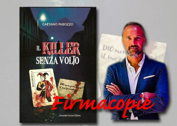 Firmacopie GAETANO FABOZZO con IL KILLER SENZA VOLTO Armando Curcio