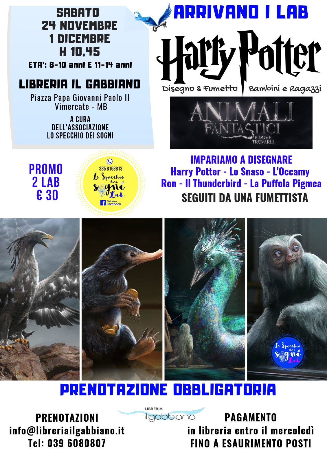 LABORATORIO di DISEGNO di HARRY POTTER