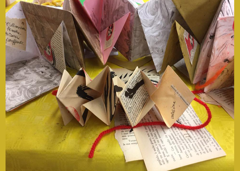 CREAZIONE DI UN LIBRO ORIGAMI SUI DESIDERI laboratorio a cura di SILVIA GEROLDI